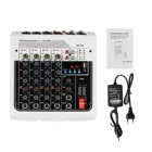 Профессиональный 6-канальный микшер MIX-400, 3-полосный EQ с эффектом задержки реверберации, беспроводное подключение для записи в реальном времени