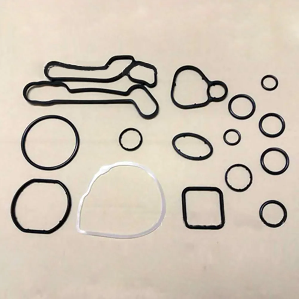 93186324 55354071 For Chevrolet Cruze Aveo Engine Oil Cooler Gasket Seal Suit Radiator Repair Kit Car Accessories | Автомобили и