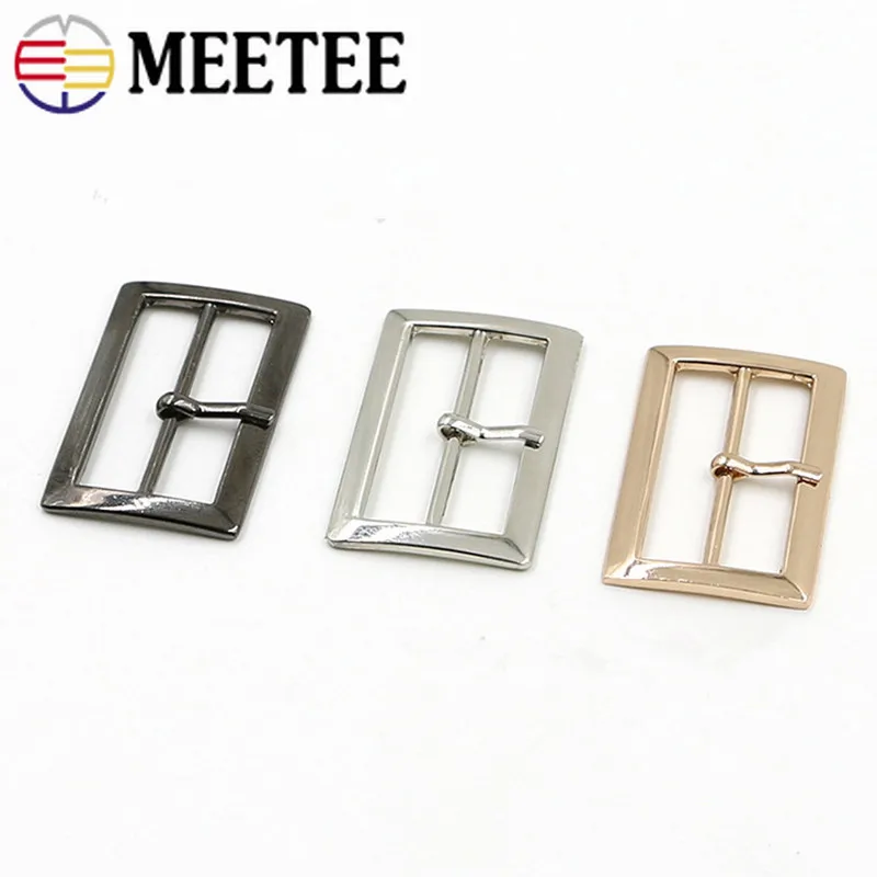 10 шт. Meeteee 20/25/30/35/40/45/50 мм квадратная металлическая обувь сумка ремень