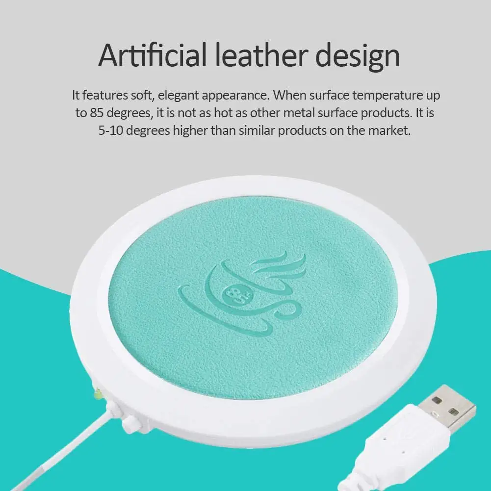 Грелка подставка с USB разъемом грелка для чашек офиса кофе чая термостойкая