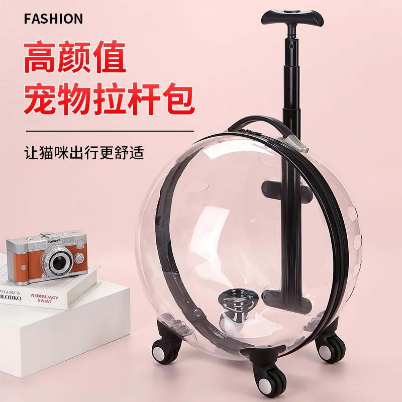 

Cute Fashion Dog Carrier Bag Airline Traveling Roling Stuff Baby Dog Accessories Stroller Accesorios Perro Dog Supplies BY50GX