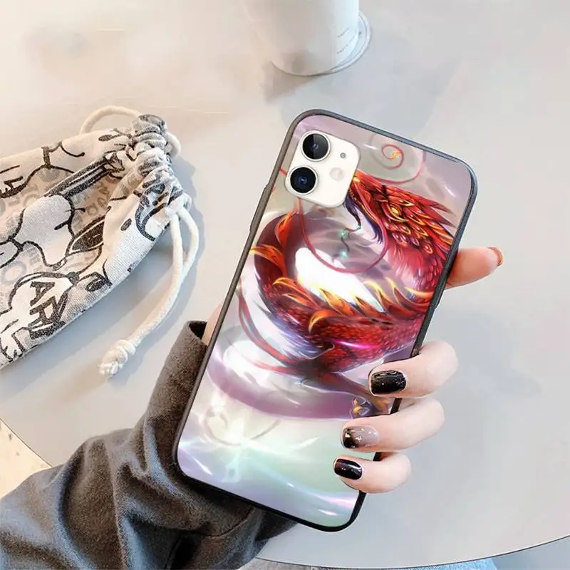 

Chinese Dragon Fitted Phone Case for iPhone 11 12 mini pro XS MAX 8 7 6 6S Plus X 5S SE 2020 XR