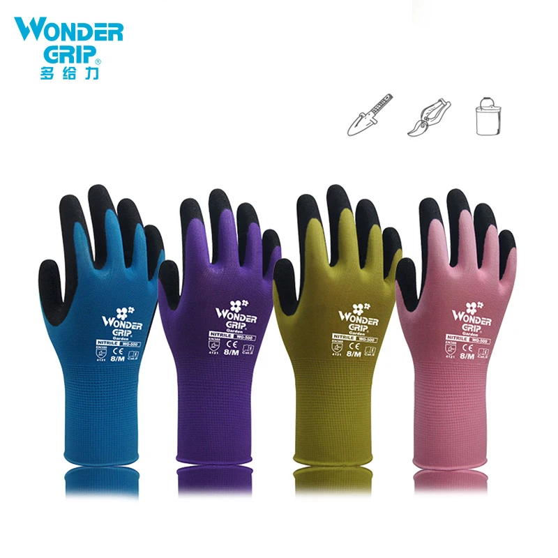 Wonder Grip садовые перчатки нескользящие легко рыть и безопасно для растений обрезки