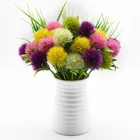 5 шт. пластиковых одуванчиков, искусственные цветы, товары для дома, Декор для дома, свадебные аксессуары сделай сам, рождественские искусственные цветы