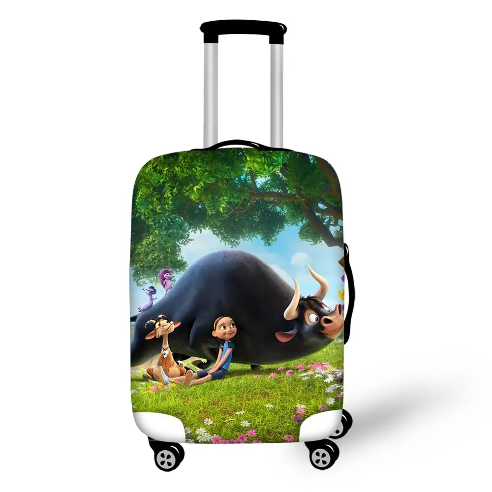 HaoYun Travel Luggage Cover Ferdinand Pattern Suitcase Cover Cartoon Anime Designer Elastic Dust-proof &Water-proof Protector