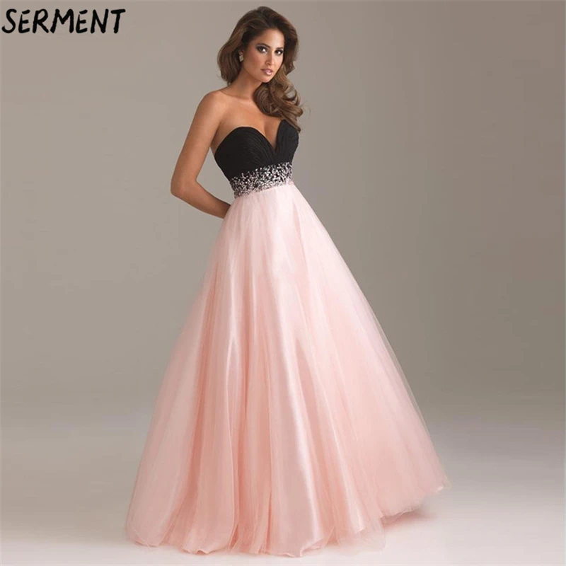 Розовый SERMENT Spot AliExpress, импортные товары, женские летние новые модные платья с глубокими блестками и бриллиантами, торжественное платье в пол - Цвет: Розовый