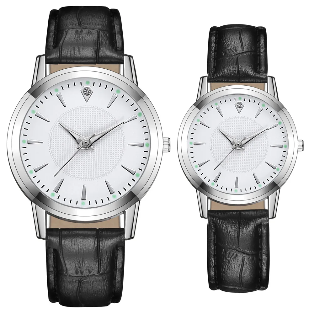 

NEW Fashion Women Leather Belt Watches Simple Men's Quartz Clock Dress Wristwatches Couple Watch Reloj mujer
