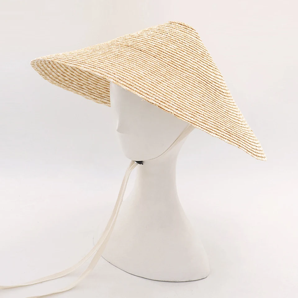 Шляпа с широкими полями 25 см шляпа из натуральной соломы для Для мужчин женщин