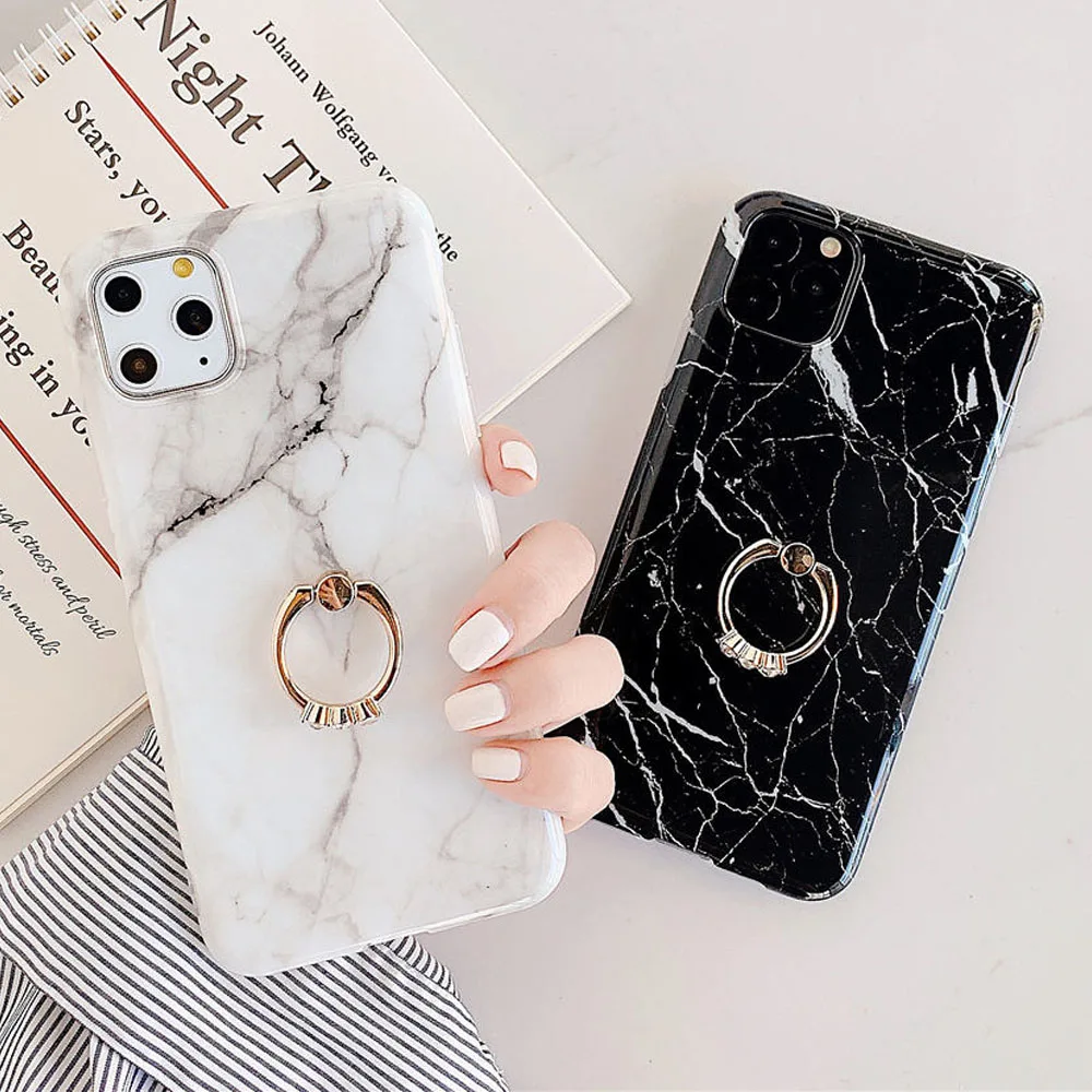 Блестящий Мраморный чехол для телефона iphone 12 Mini 11 Pro XS Max XR X SE 2020 8 7 6 6S Plus