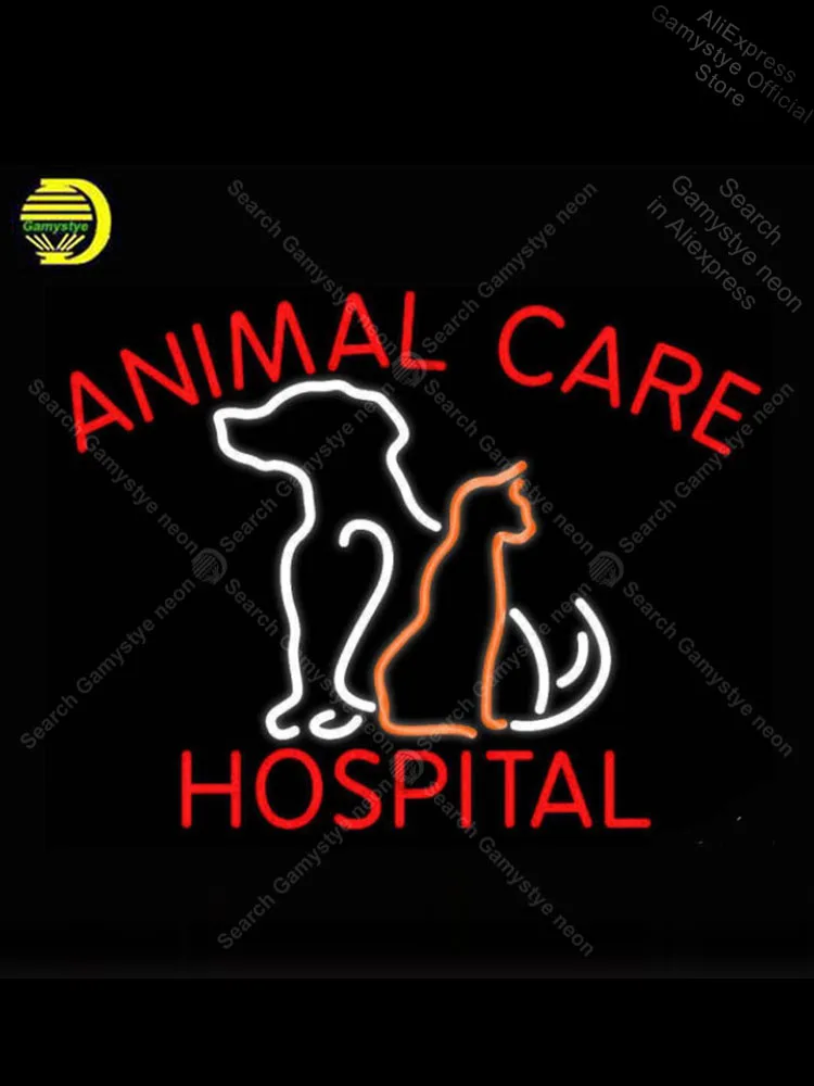 

Неоновая вывеска для больниц, неоновая вывеска для животных, неоновый светильник ручной работы, неоновый светильник, неоновые лампочки, дек...