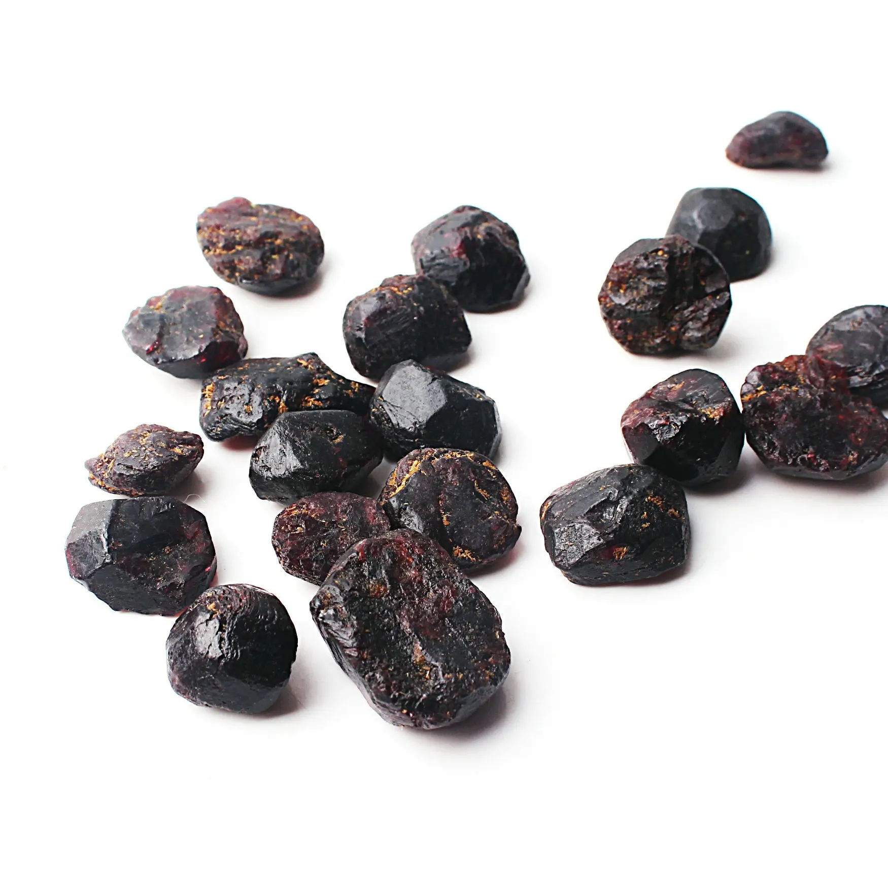 Натуральный Красный Гранат шероховатый минеральный камень гравий с лечебным