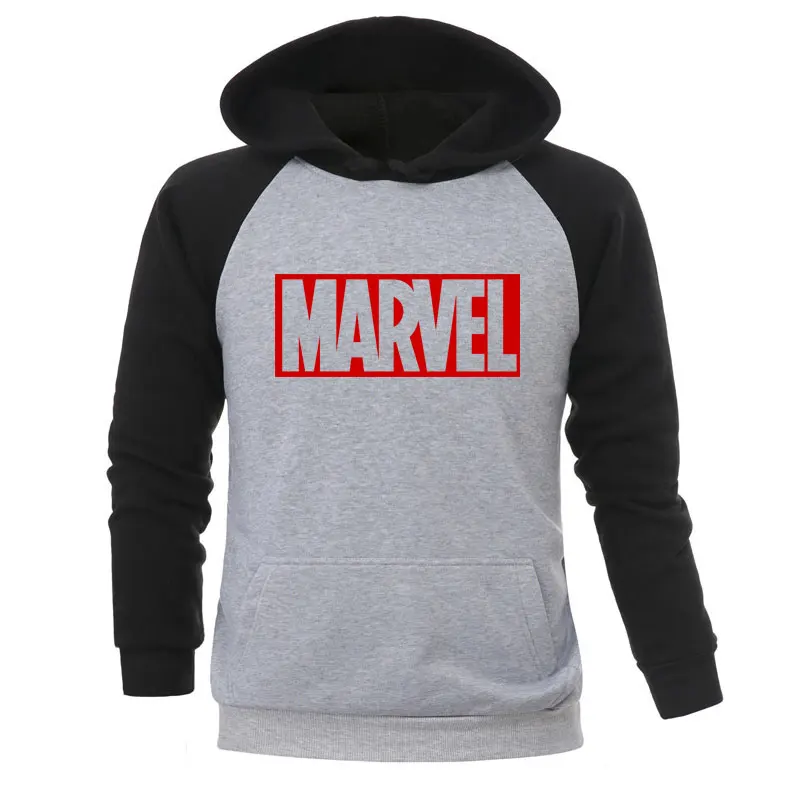 Универсальная Толстовка marvel в стиле хип-хоп уличная одежда толстовка для