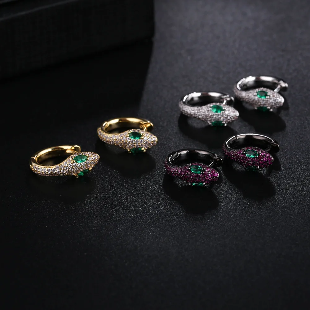 Модные металлические серьги aiboduo новые индивидуальные креативные в виде змеи