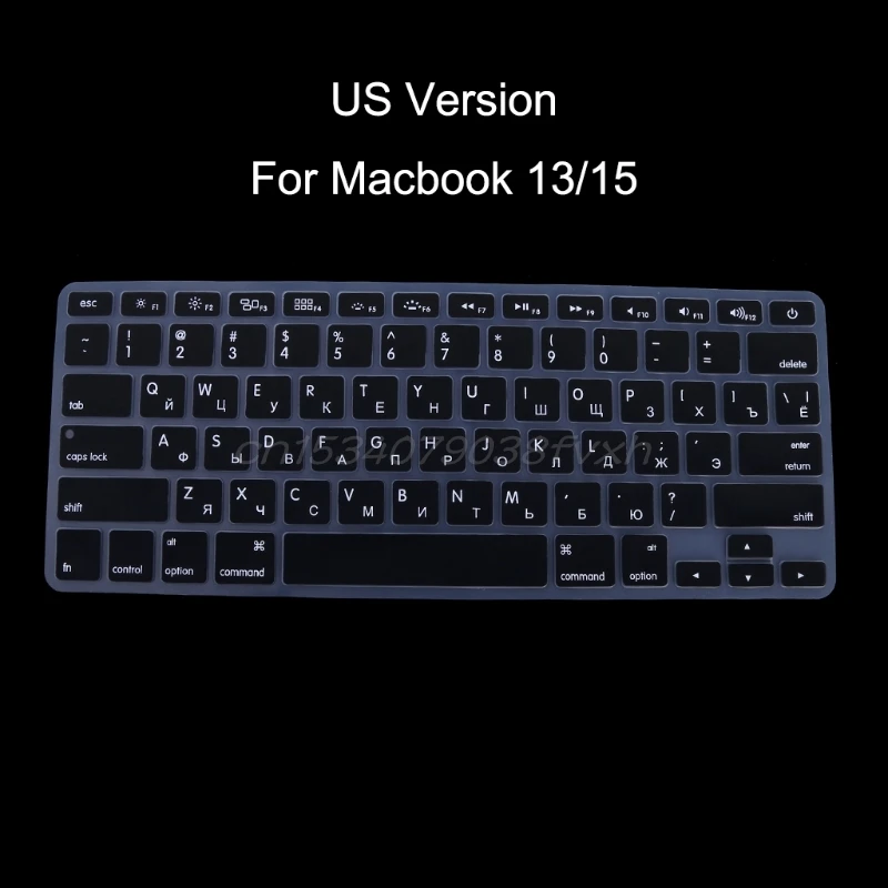 Силиконовый чехол с русской клавиатурой для Apple Macbook Air Pro 13 15|Аксессуары мышей и