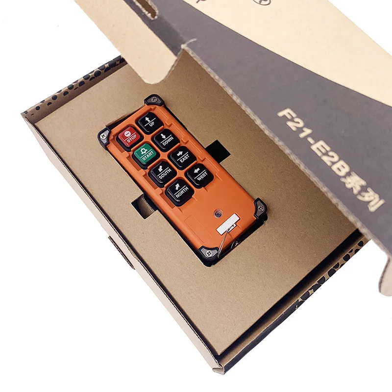 

F21-E2B hoist 6 channel industrial universal radio switch rf wireless push button remote control