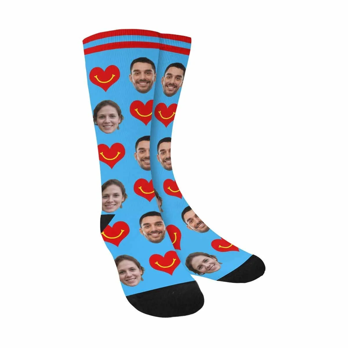 

Custom Face Love Sublimated Crew Socks
