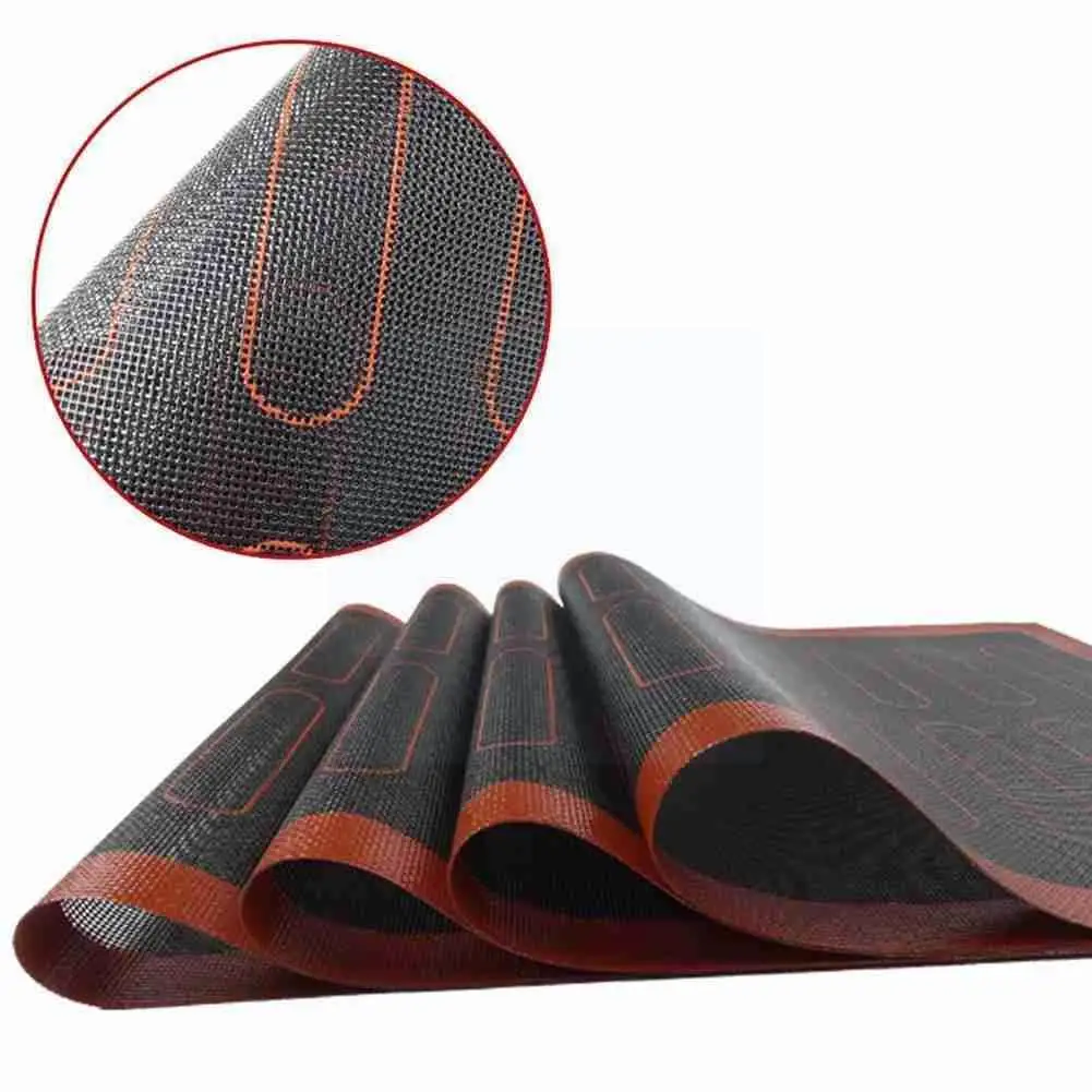 

Non Stick Perforated Silicone Baking Mat 30x40 Heat Pastry For Bread/cookie/biscuits/puff/eclair Oven Resistant Sheet Liner M4k0