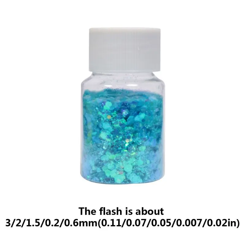 

6 Pcs/set Glitter Filling Material Epoxy Filler Decoration Ornaments DIY Tool Sequin Resin Mold Accessories