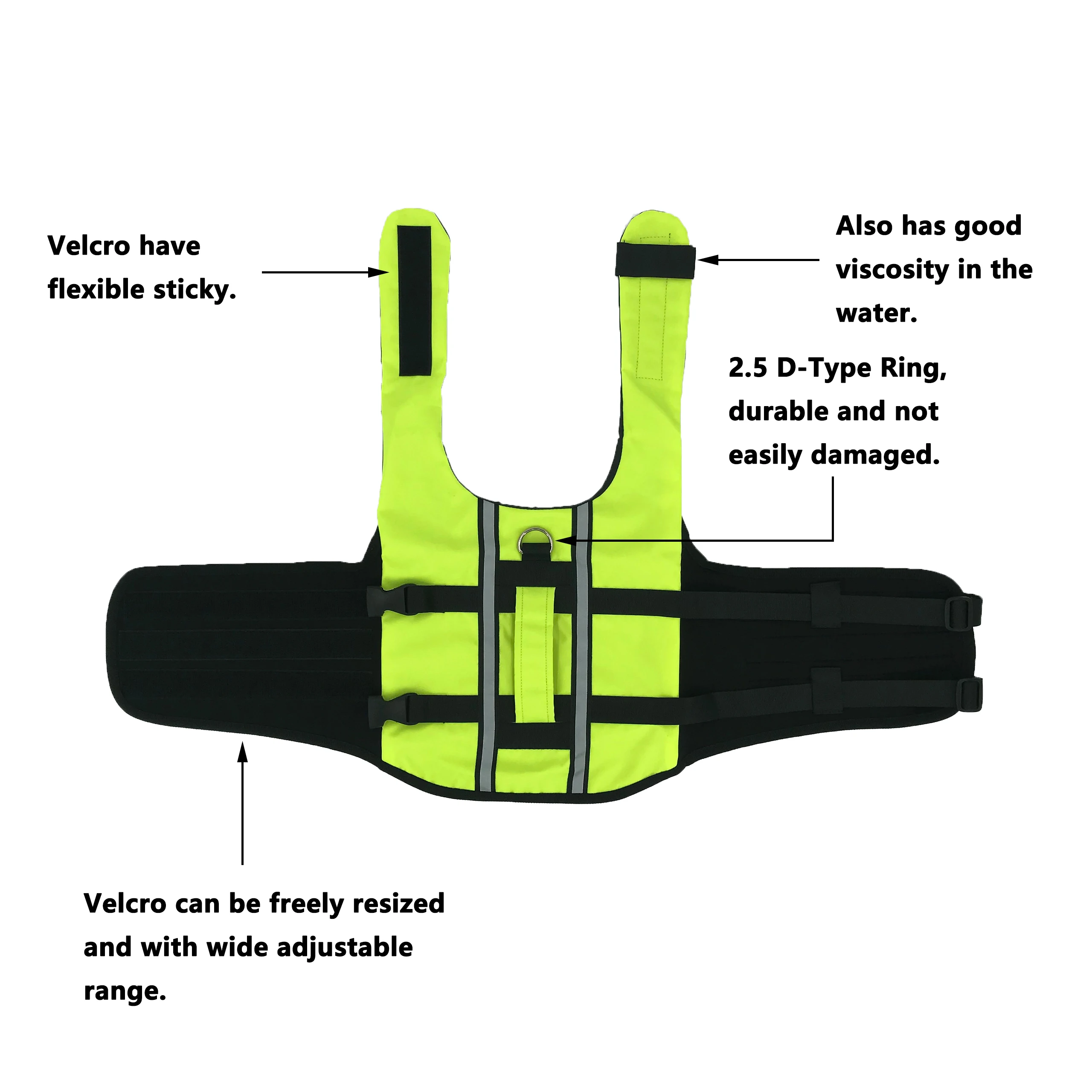 Спасательный жилет для домашних животных собак складной с воздушной сумкой
