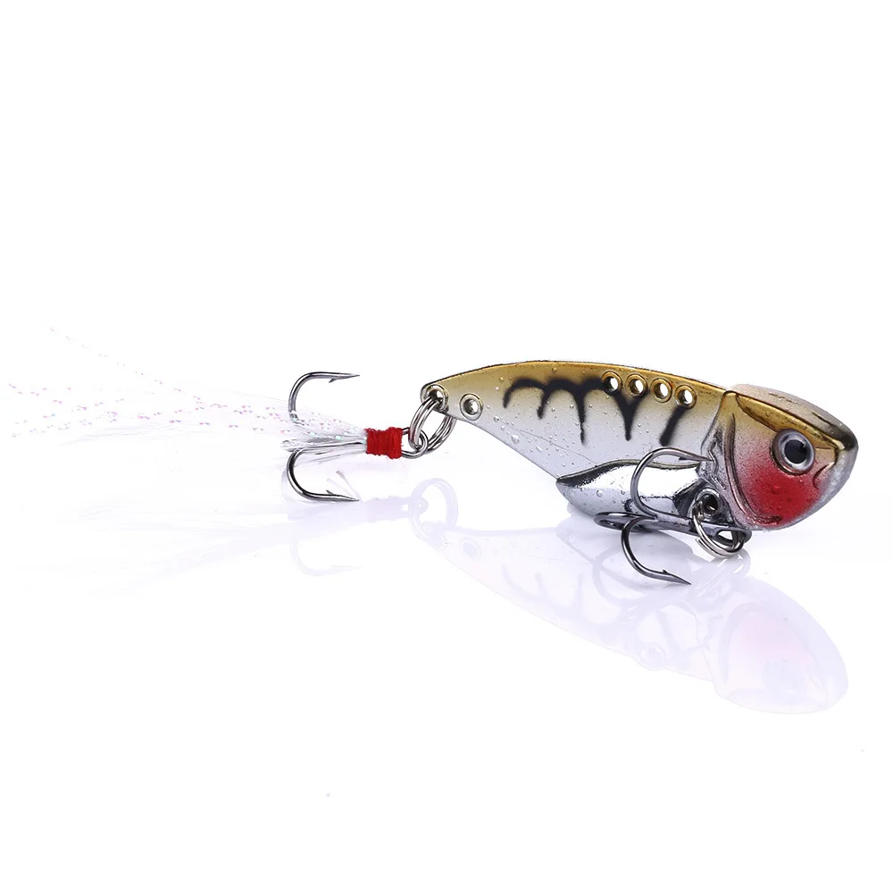 

1 шт. металлический VIB приманка 5,5 см 11 г Crankbait vivid вибрации Колеблющаяся блесна рыболовная приманка на окуня искусственная приманка жесткая п...