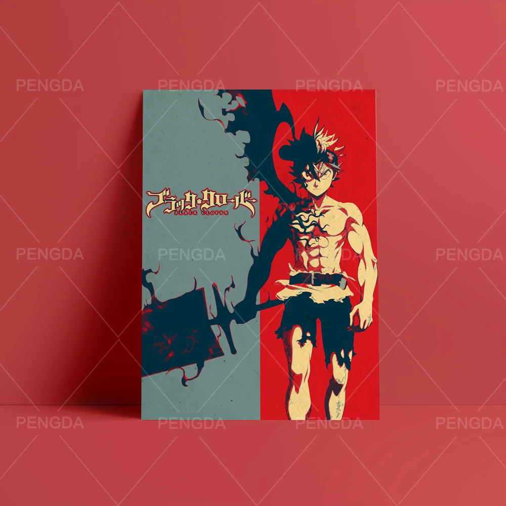 

Prints Posters Home Decor Black Clover Anime Japan Canvas Paintings Boys Wall Artwork Modern Bedroom Cuadros Modular Pictures