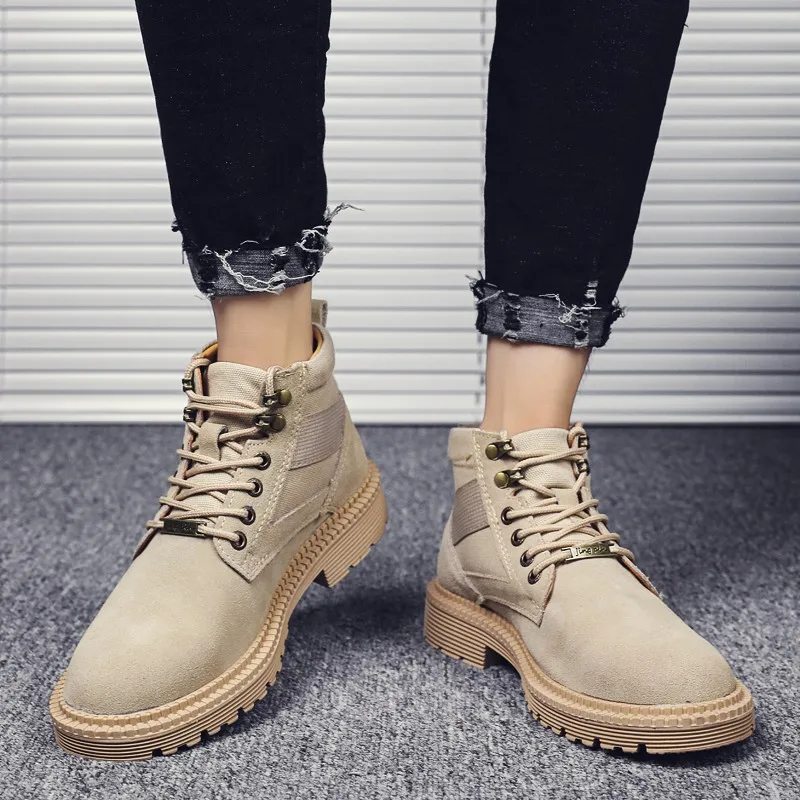 

Boots Men Leather Western Boots Men Zapatos Informales De Hombre Causal Shoes For Casual Leather Men's Mens Dress Black 2020