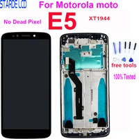 original lcd for motorola moto e5 xt1944 lcd display touch screen digitizer assembly replacement parts for moto e5 with frame