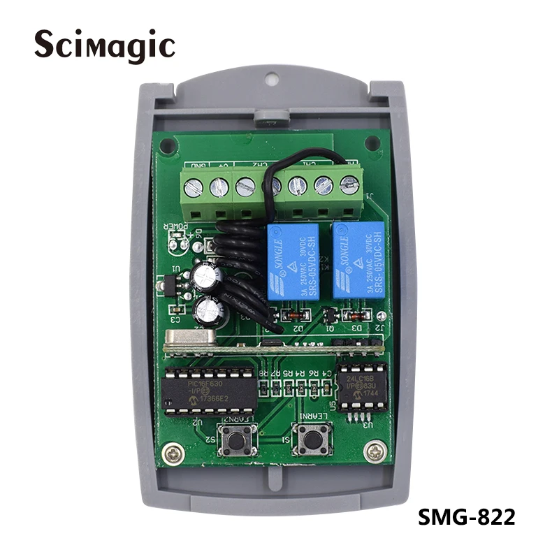 

Garage door control receiver is suitable for ATA PTX-4 multi-frequency receiver 433-868mhz 30x