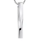 J005 скрученный стержень Подвеска для кремации из нержавеющей стали-урная Подвеска для зонта для людейживотных на искусственные украшения для женщин и мужчин