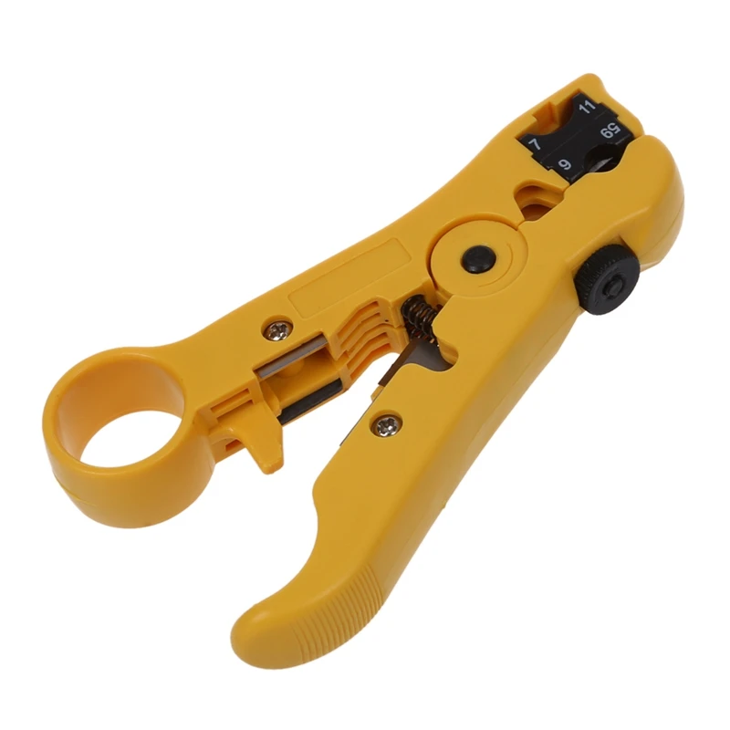Coaxial Cable Stripper Coax Stripping Tool for RG59/6/7/11 / Reversible Cassette Cutter Function | Инструменты