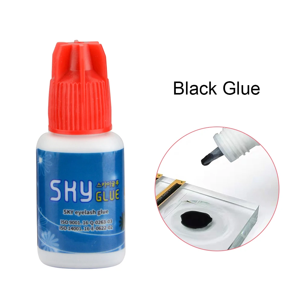 1 бутылка небо клей для наращивания ресниц S + Наборы мощный красный Кепки