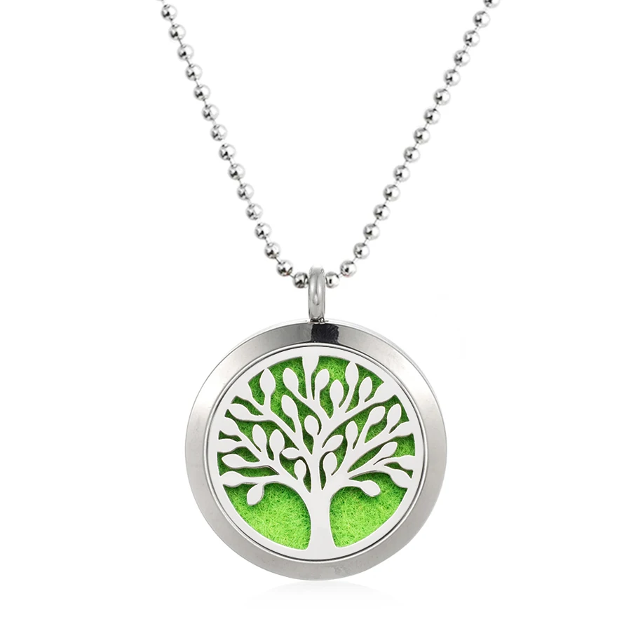 Новинка 25 мм духи эфирное масло диффузор медальон ожерелье 316L ароматерапия из