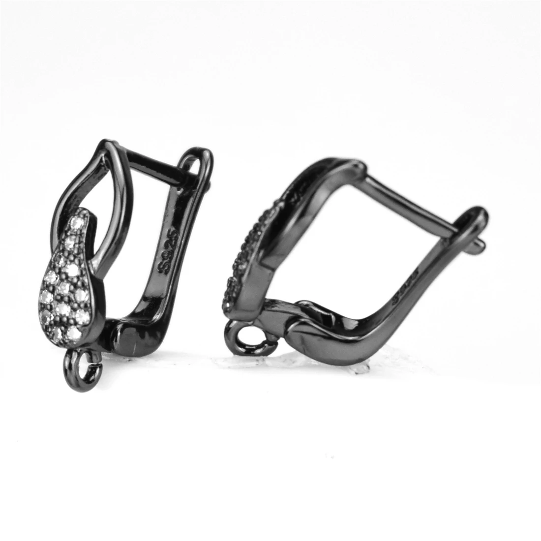 Клещи-лобстер аксессуары для сережек квадратные кубические циркониевые клипсы