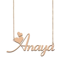 anaya name necklace custom name necklace for women girls best friends birthday wedding christmas mother days gift