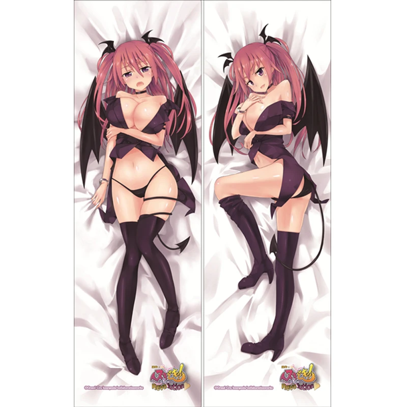 MMF Galgame Nuki Doki! ~ Tenshi to Akuma no Sakusei Battle персонажи сексуальная Firika Mia Satana Dakimakura чехол для