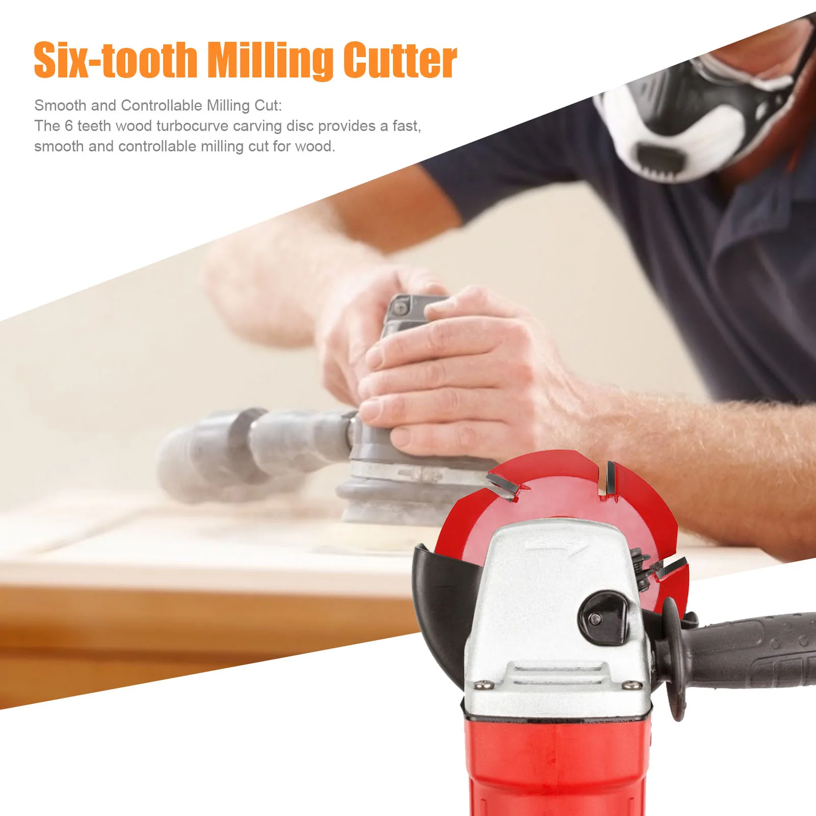 6 зуб фреза гладкая деревообрабатывающий резьба диск дисковая угловая