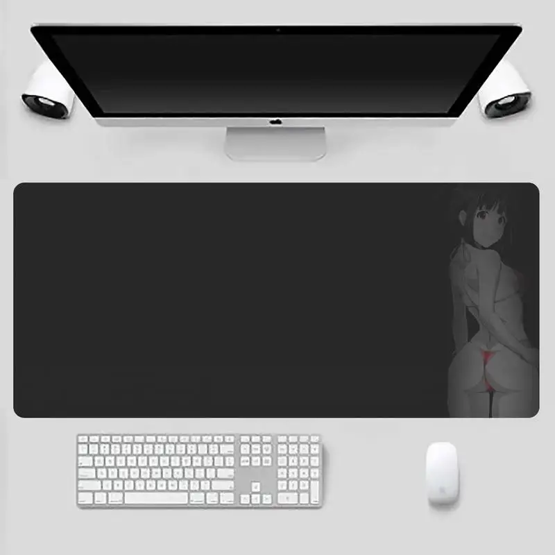 

Sexy girl monochrome cute fun Customized MousePads Computer Laptop Anime Mouse Mat Mouse Mat pad X XL Laptop Cushion mouse pad