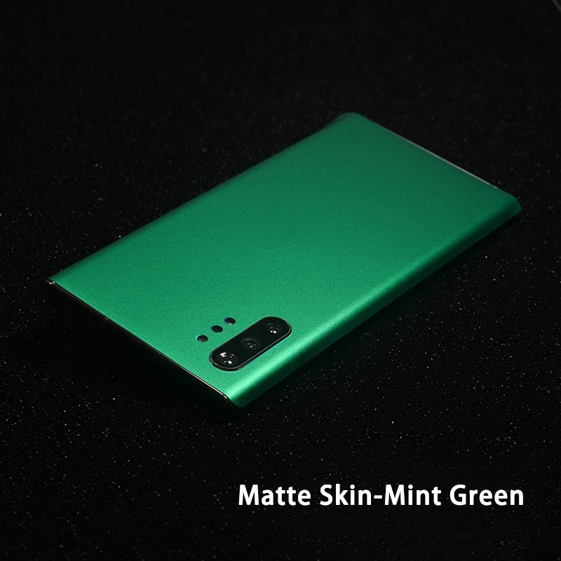 3D углеродное волокно/кожа/дерево скины Телефон задняя наклейка для SAMSUNG Galaxy Note 10 Plus Note 10 A60 A80 Прозрачный матовый стикер