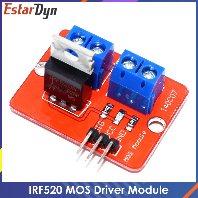 0-24V Топ Mosfet Кнопка IRF520 драйвер MOS модуль для Arduino MCU ARM Raspberry pi | Электронные