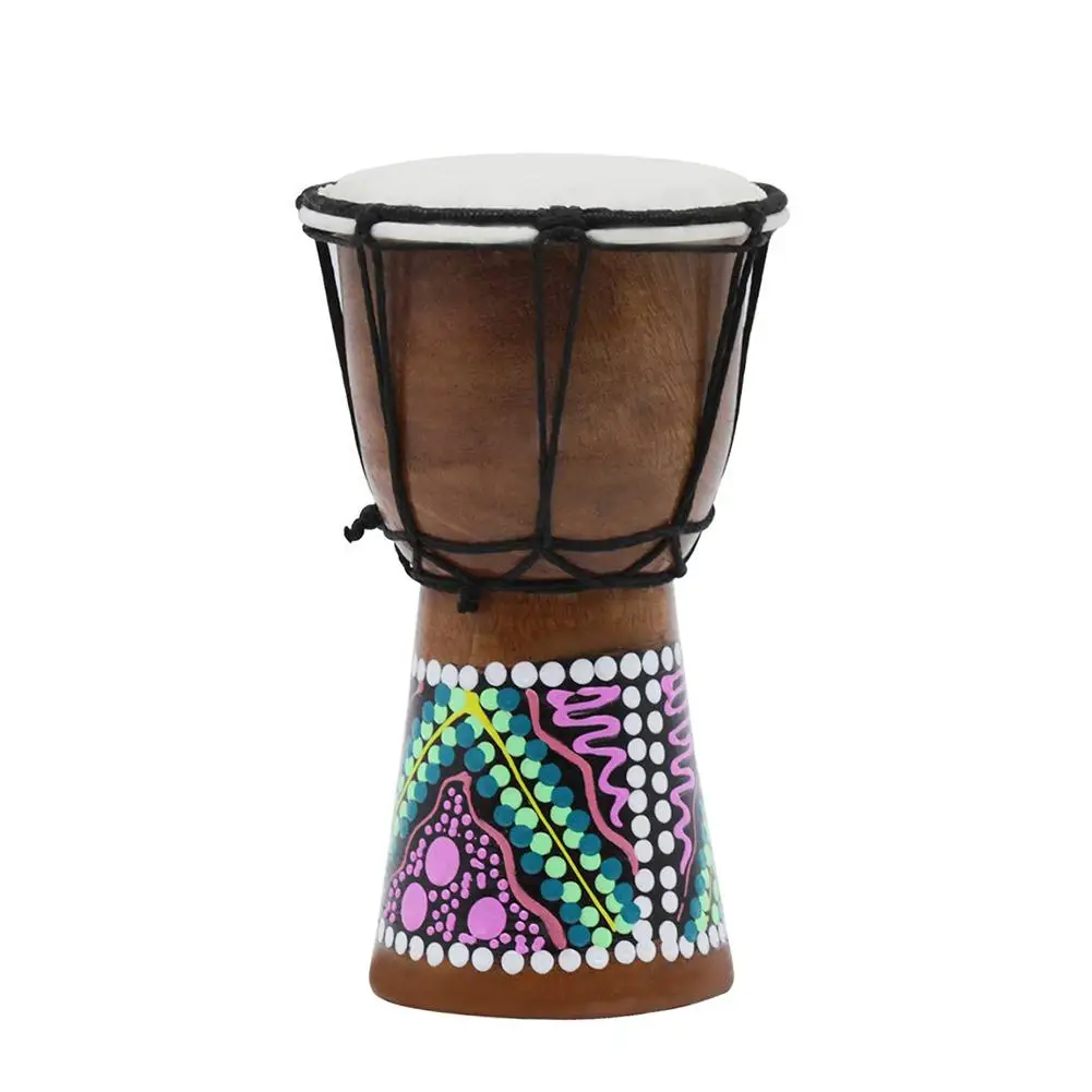 Профессиональный Африканский Djembe барабан дерево козья кожа хороший звук