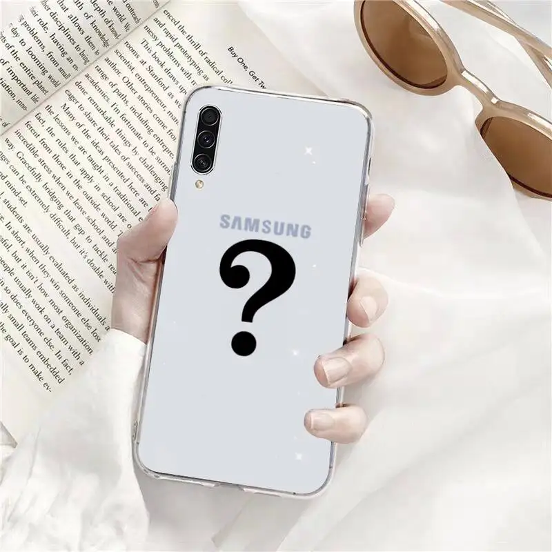 

Art David line Painted Phone Case Transparent Clear For Samsung Galaxy A71 A21s S8 S9 S10 plus note 20 ultra