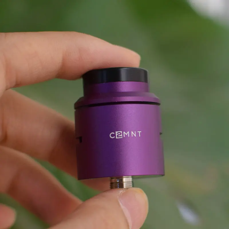 purple Новейший C2MNT rda V2 RDA с bf контактным ремонтом 24 мм атомайзер, совместимый с механическим модом, дополнительный Бесплатный 810 капельный наконечник - Цвет: purple