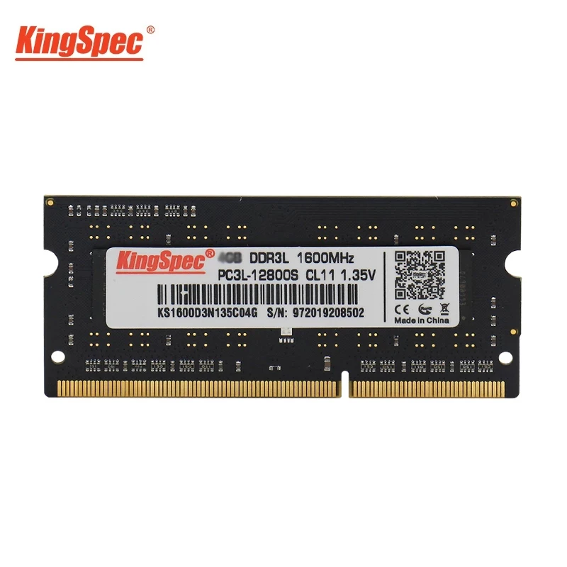 

Оперативная память KingSpec Sodimm для ноутбука ddr3 meomry ОЗУ 8 ГБ ddr3 Память ОЗУ 1,35 в для ноутбука 1600 МГц ОЗУ ddr3 4 ГБ для ноутбука