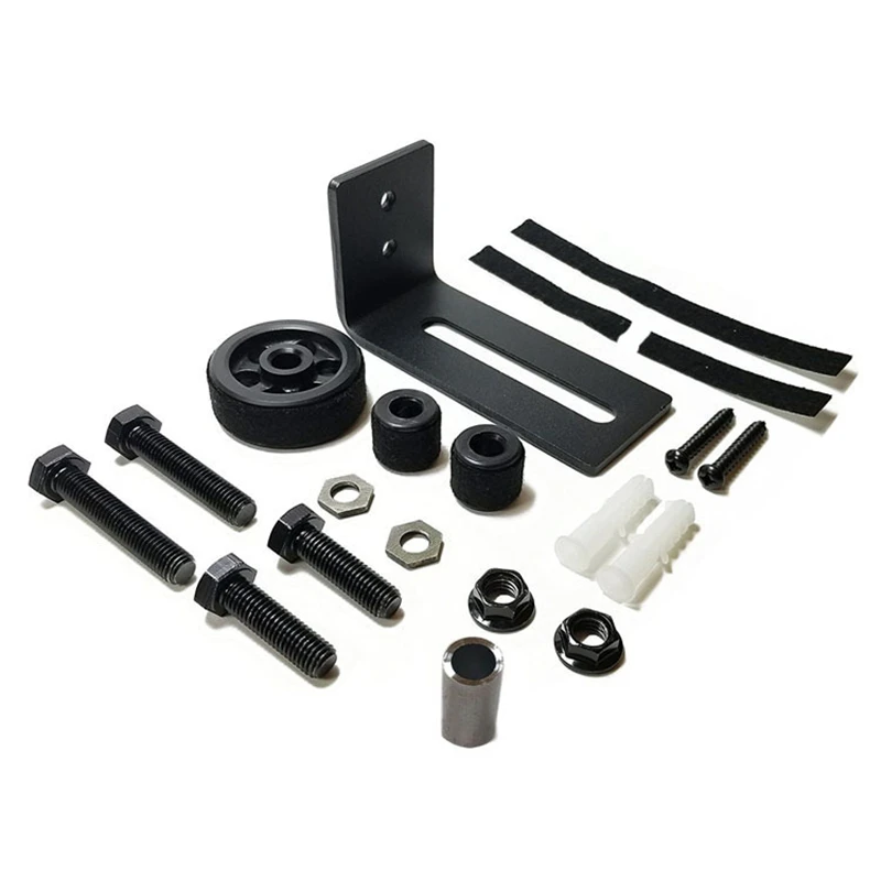 8 в 1 раздвижные двери сарая рельс шкив аппаратный Комплект Топ установленный