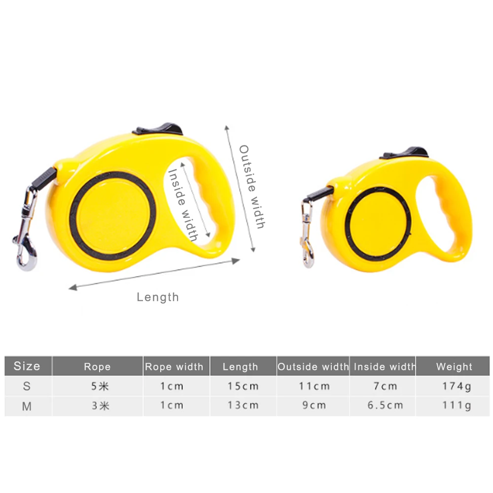 Автоматический гибкий поводок для собак выдвижная рулетка щенков и кошек 5 м