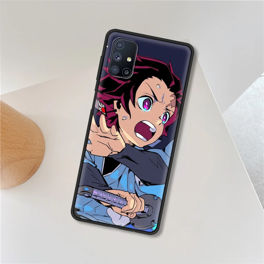 

Anime Kimetsu No Yaiba Silicone Soft TPU Coque for Samsung Galaxy M01 M11 M21 M31 M31S M51 A7 A9 2018 Luxury Phone Case Cover