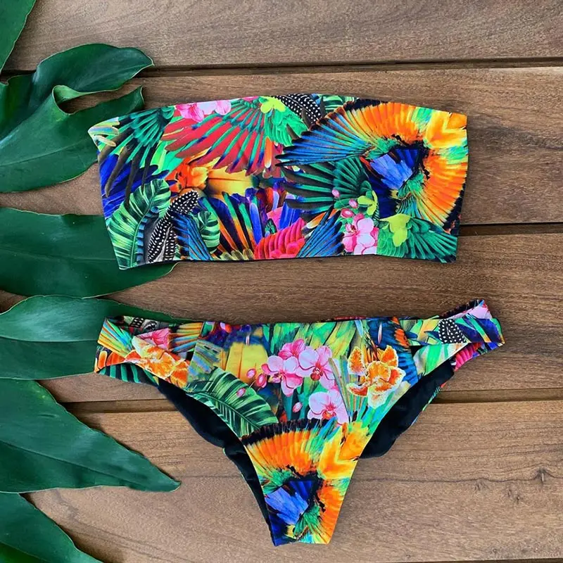 

New Sexy Bikini 2020 Swimwear Women Swimsuit Push Up Bikinis Women Biquini Solid Swim Suit Female Summer Beachwear Bathing Suit