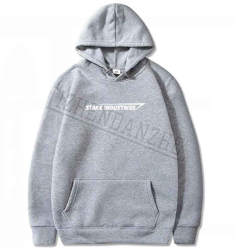 Мужские и женские толстовки с принтом Старков Индастриз Тони Старка Железного