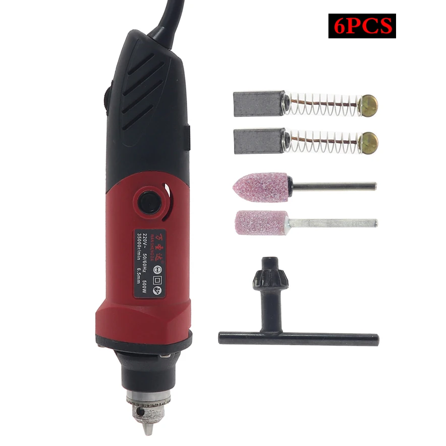 500W Engraver Electric Drill 110V/220V 35000RPM 6-speed Vari