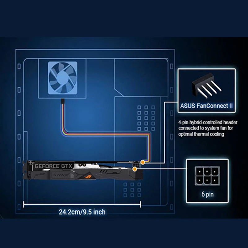 4GB Gaming Graphics Card (STRIX-GTX1650TI-O4G-GAMING) Graphic Cards Gaming Graphics Card DJA88